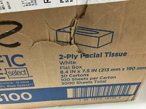 lot 21 image: Facial Tissue