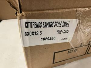 lot 28 image: Small Plastic Shopping Bags