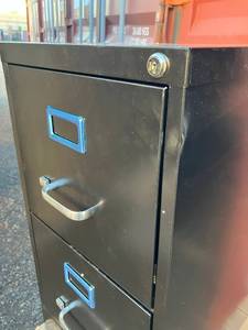 lot 37 image: Two Drawer File Cabinet