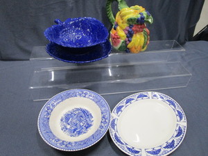 lot 31 image: V.Cadeaux Sieve, F&F Pitcher, Platters