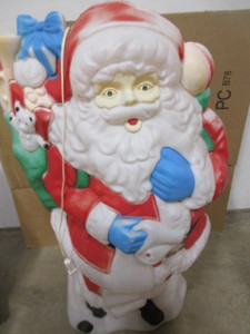 lot 206 image: Santa Blow Mold