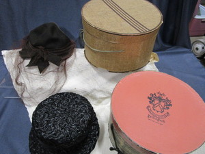 lot 133 image: Vintage Hats & Boxes, Shawl