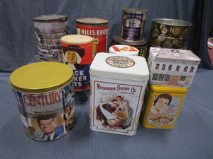 lot 150 image: Tins