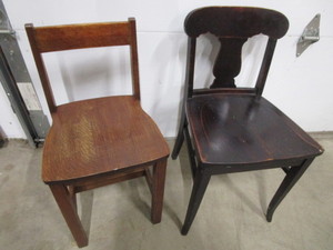 lot 154 image: Pair Chairs