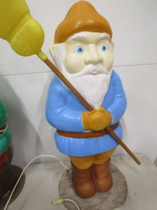 lot 253 image: Elf & Broom Blow Molds