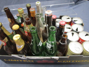 lot 226 image: Beer & Soda Bottles & Cans