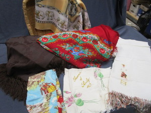 lot 237 image: Souvenir Scarves