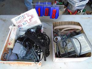 Qty of 2 flats of electrical parts. As shown.