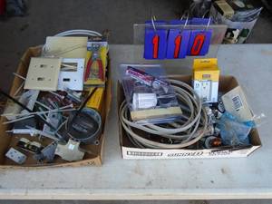 Qty of 2 flats of electrical. As shown.