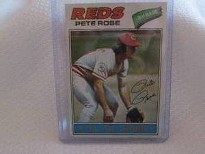 1977 Topps Pete Rose Card...
