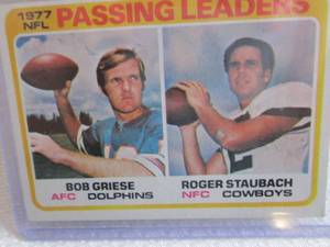 1978 Topps Roger Staubach & Bob Gri...