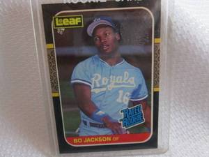 1987 Leaf Bo Jackson Rookie Card...