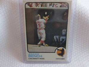 1973 Topps Johnny Bench Card...