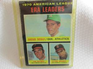 1971  Topps Jim Palmer , Wright & S...