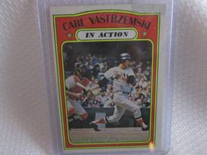 1972 Topps Carl Yastrzemski In Acti...