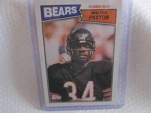 1987 Topps Walter Payton Card...