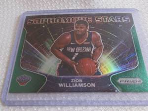 2020-21 Prizm Zion Williamson Green...