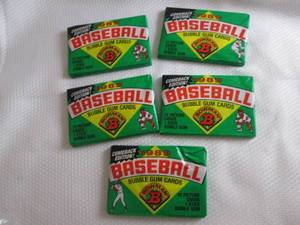 5 1989 Bowman Wax Packs...