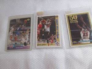 3 Michael Jordan Upper Deck & Topps...