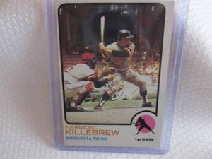 1973 Topps Harmon Killebrew Card...