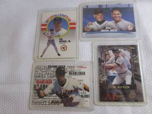 Cal Ripken JR Topps & Fleer Insert ...