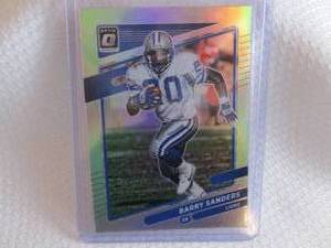 2021 Optic Barry Sanders Prizm Card...
