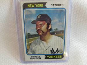 1974 Topps Thurman Munson Card...