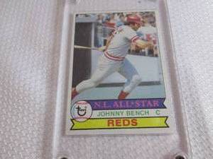 1979 Topps Johnny Bench Card...