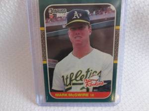 1987 Donruss Mark McGwire Rookie Ca...