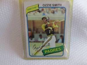 1980 Topps Ozzie Smith Card...