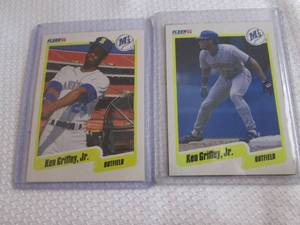 1990 Fleer Ken Griffey JR Cards...