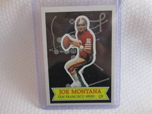 1984 Topps Joe Montana Card...