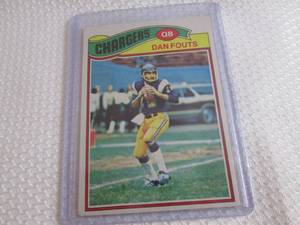 1977 Topps Dan Fouts Card...
