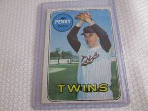1969 Jim Perry Topps Card...