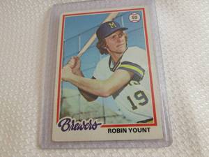 1978 Topps Robin Yount Card...