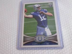 2012 Topps Andrew Luck Rookie Card...