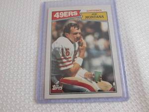 1987 Topps Joe Montana Card...