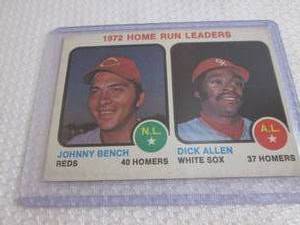 1973 Topps Johnny Bench & Dick Alle...
