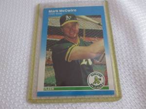 1987 Fleer Mark McGwire Card...