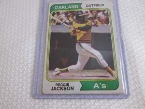 1974 Topps Reggie Jackson Card...