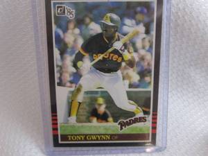 1985 Donruss Tony Gwynn Card...