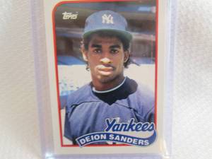 1989 Topps Deion Sanders Rookie Car...