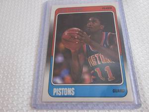 1988-89 Fleer Isiah Thomas Card...