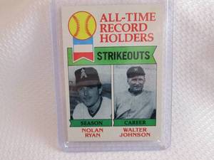 1979 Topps Nolan Ryan Strikeouts Ca...