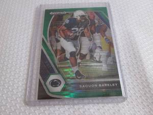 2021 Prizm Saquon Barkley Green Pul...