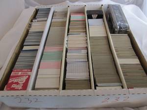 Box Of Baseball, Football & Basketb...