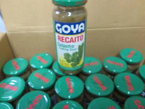 20-12 oz Jars Goya Recaito Culantro...
