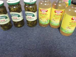 3 Jars Sliced Jalapenos , 3 Bottles...