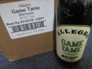 5- 12.7 oz Bottles Game Tame Marina...