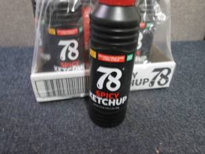 9- 17.2 oz Bottles 78 Spicy Ketchup...